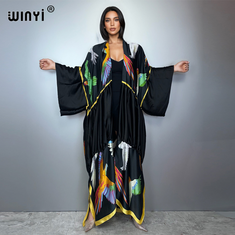 Cover Up Kaftan - WINYI кимоно в стиле бохо макси