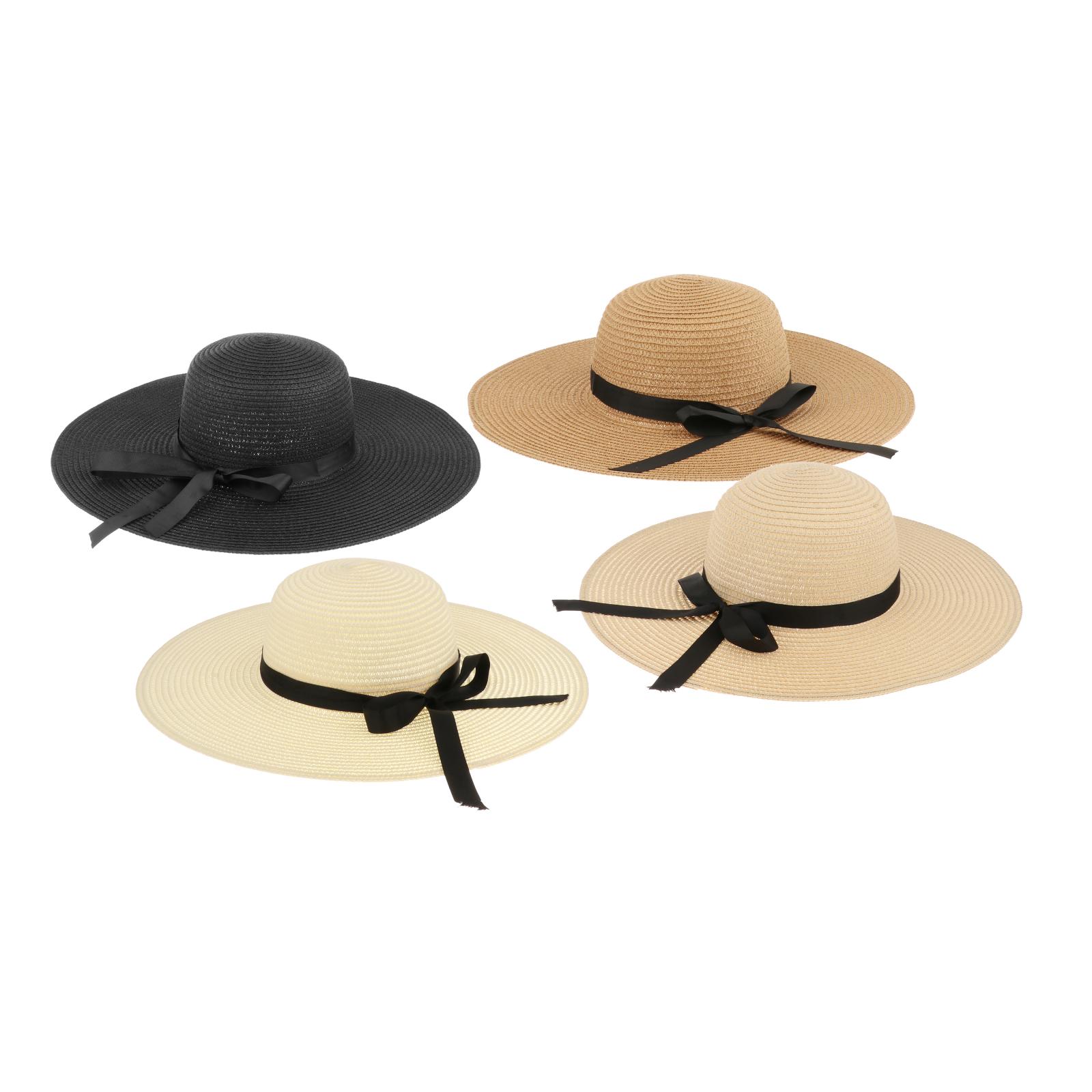 Hat Floppy Wide - Женская летняя соломенная шляпа с козырьком,