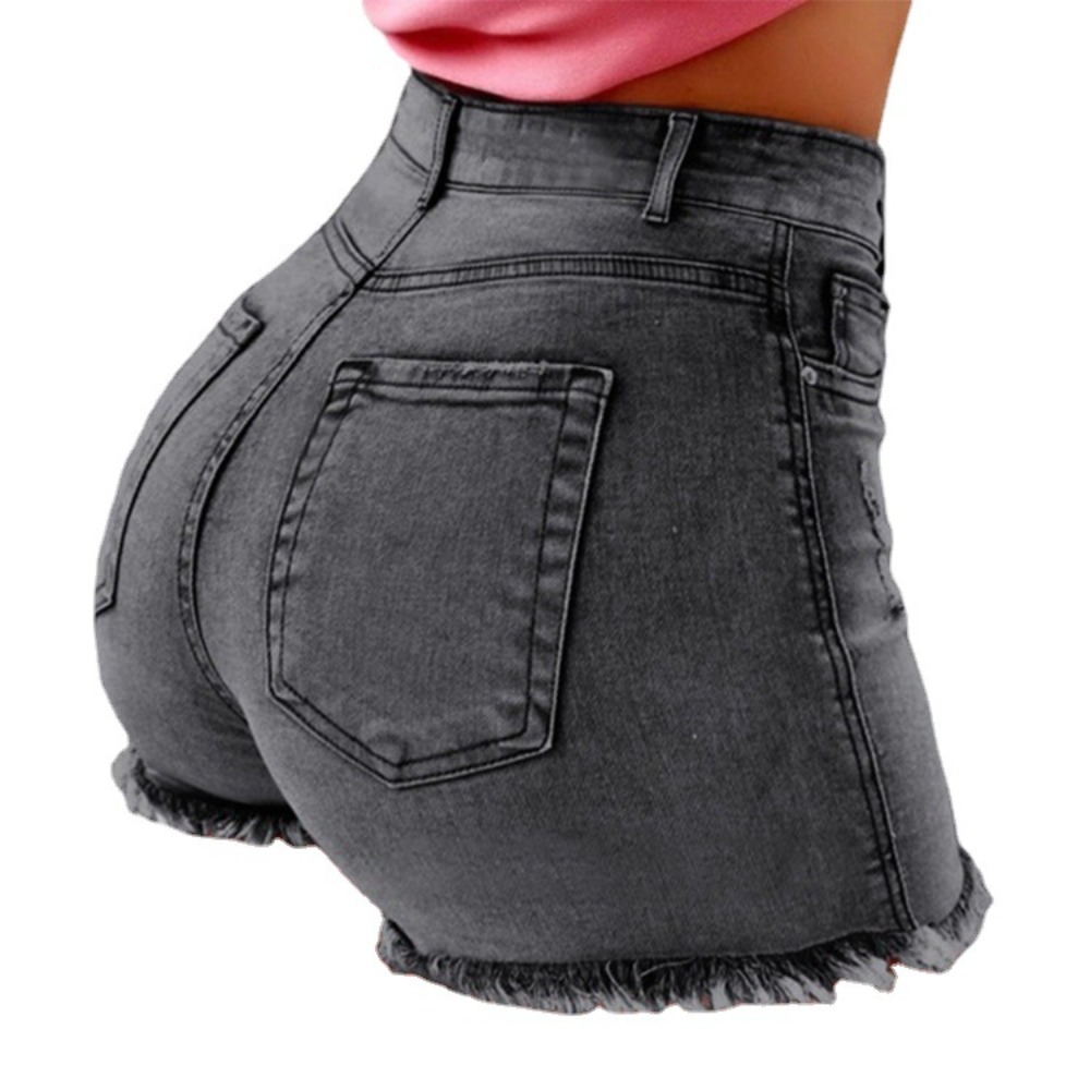 Женские джинсовые шорты с высо – обзор и цена Shorts Denim Frayed