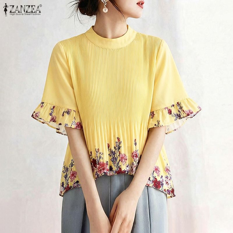 Женская летняя блузка ZANZEA в – обзор и цена Romper Floral Print