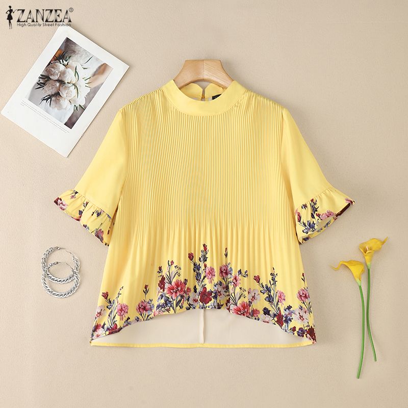 Женская летняя блузка ZANZEA в – обзор и цена Romper Floral Print