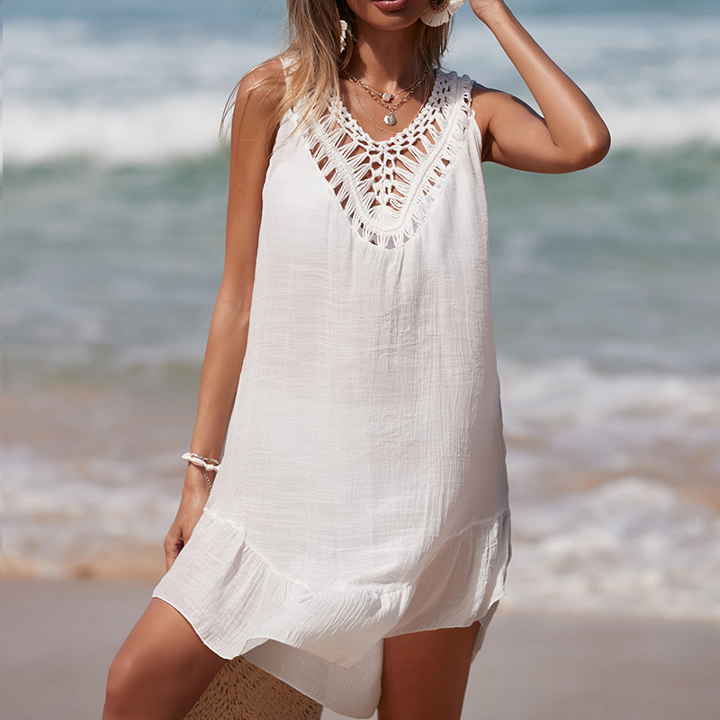 Женское короткое платье с v-об – обзор и цена Cover Up Kaftan