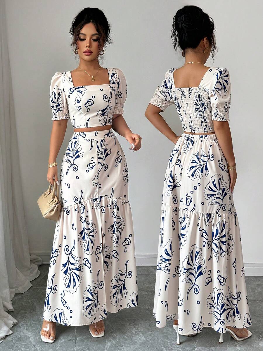 Женский летний комплект из дву – обзор и цена Romper Floral Print