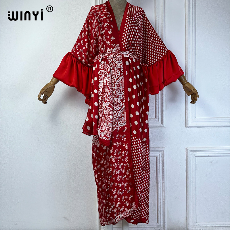 Летнее кимоно WINYI: пляжное п – обзор и цена Cover Up Kaftan