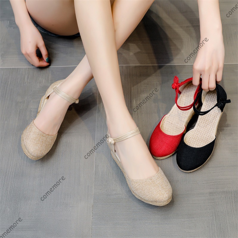 Босоножки Comemore, летняя обу – обзор и цена Wedge Espadrille Women