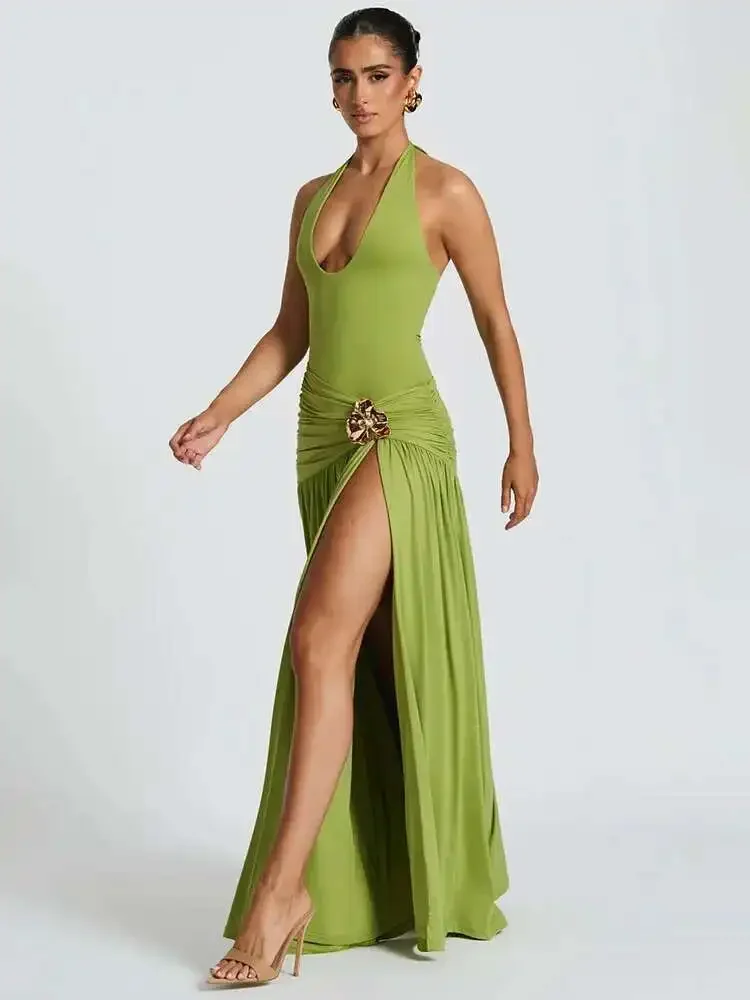 Элегантный сексуальный комплек – обзор и цена Maxi Dress Halter