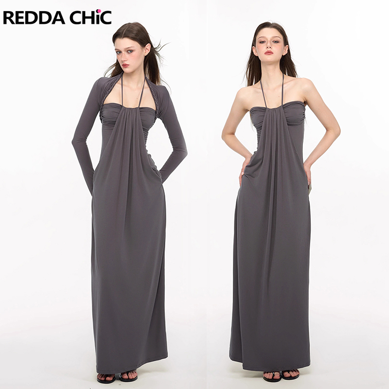 REDDACHiC Элегантное плетеное  – обзор и цена Maxi Dress Halter