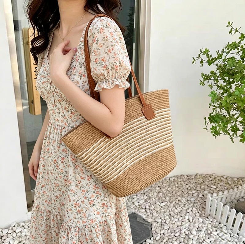 CLAREGQI Женская полосатая сол – обзор и цена Tote Bag Beach