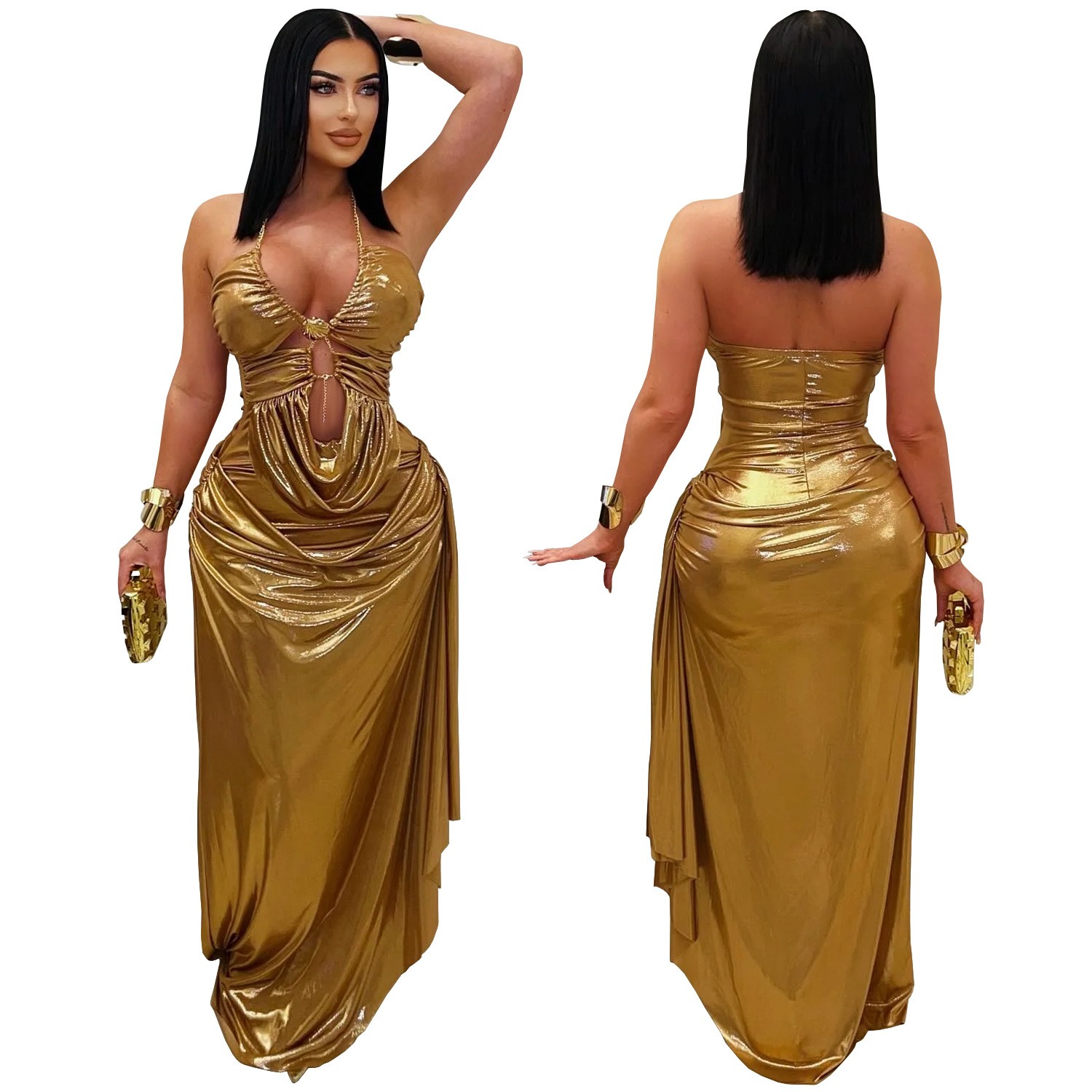 Вечернее платье для гостей на  – обзор и цена Maxi Dress Halter