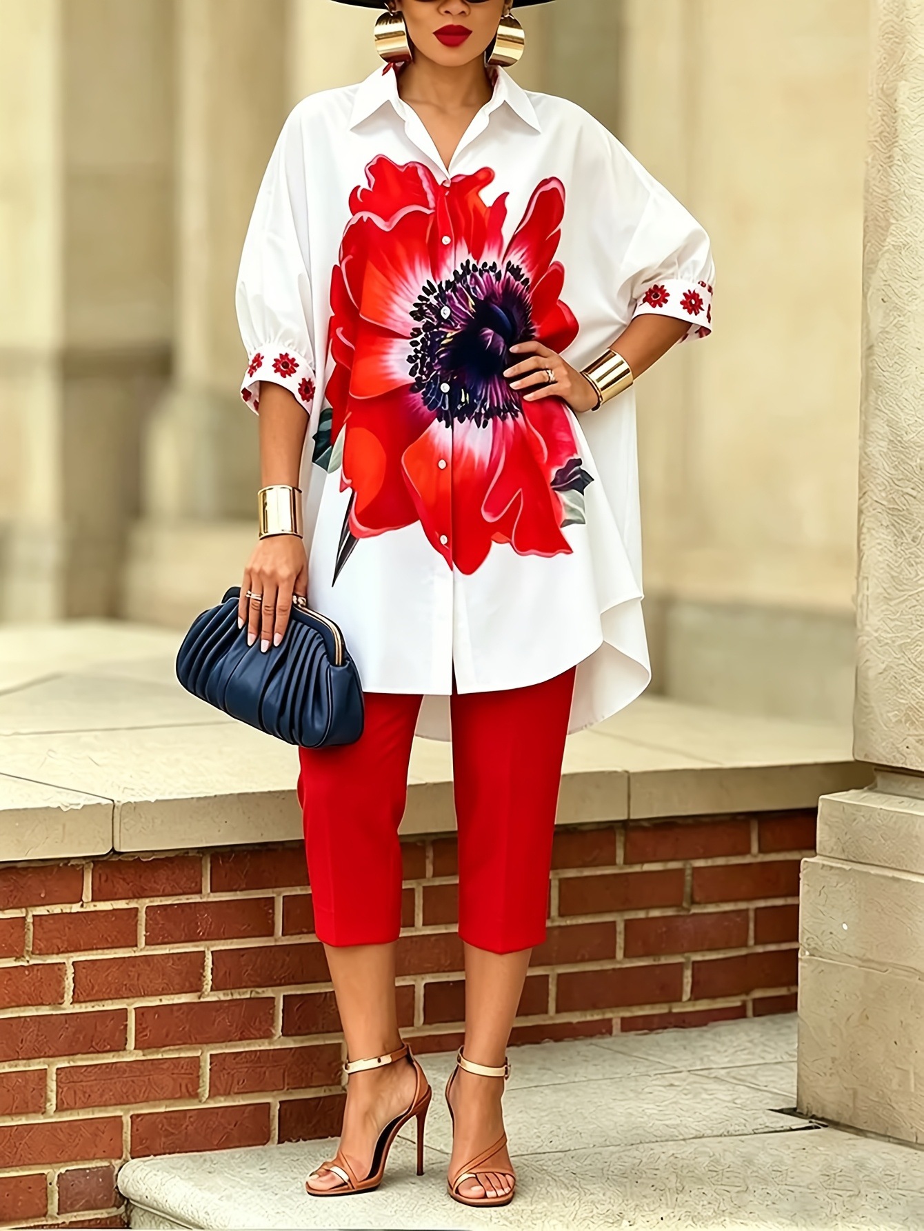 Винтажный женский комплект из  – обзор и цена Romper Floral Print