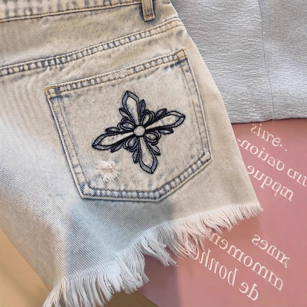Летние винтажные джинсовые шор – обзор и цена Shorts Denim Frayed