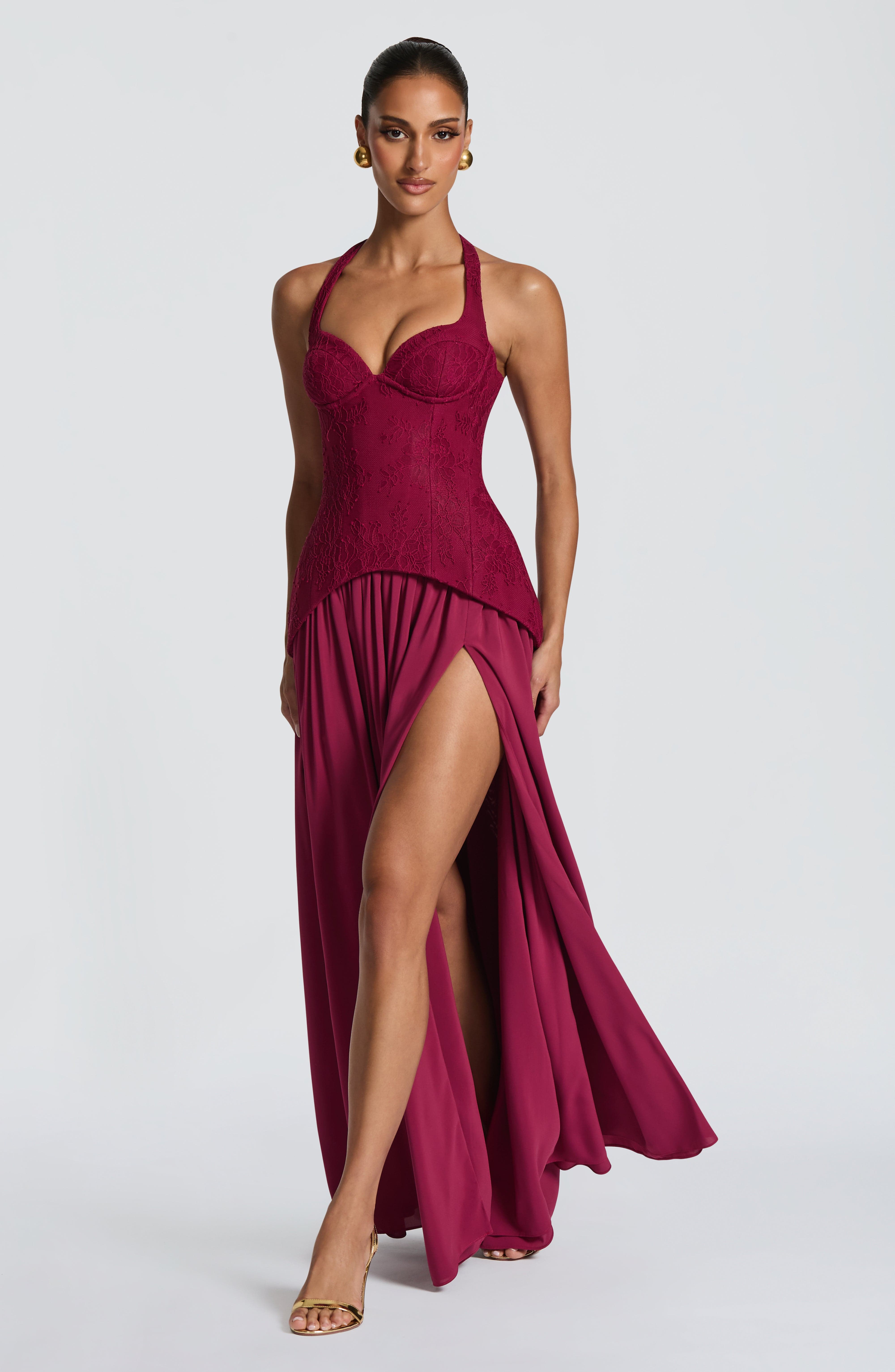 Вечернее платье макси без спин – обзор и цена Maxi Dress Halter