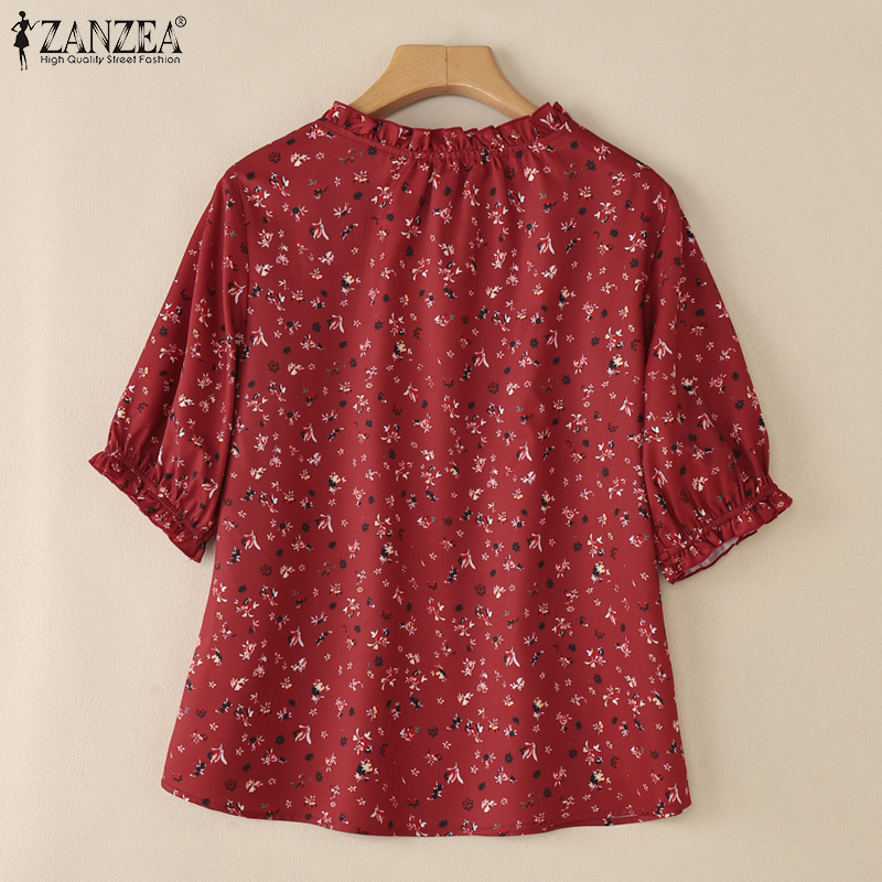 Летняя блузка ZANZEA 2026 с цв – обзор и цена Romper Floral Print